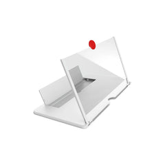 Mobile phone screen magnifier device angled view