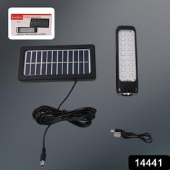 Solar light beam projection from the outdoor hanging solar light