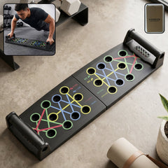 Foldable push up board home gym