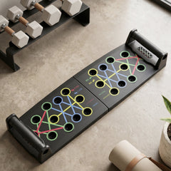 Muscle training push up board
