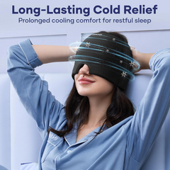 360 degree cooling ice wrap for headache relief