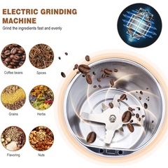 Portable 4-Blade Mini Grinder Blender key feature close-up