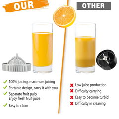 Ritu Manual Juicer with handle rotated