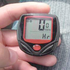 15-function waterproof bicycle odometer and speedometer