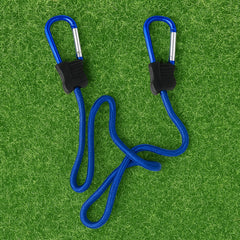 Carabiner Bungee Cords with Hook Tie Downs Luggage Strap Carrying Bag Secure (1 Pc / Mix Color)