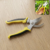 Heavy duty garden pruning shears with sharp stainless steel blades