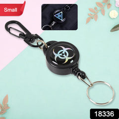 Retractable Key Chain with Secure Lobster Clasp