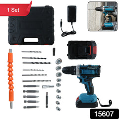 Battery Powered Cordless Drill Machine Tool Kit