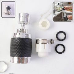 360° Rotatable Faucet Sprayer & Tap Extender