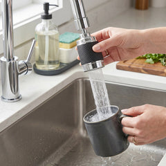 Tap Extender with Water Spraying