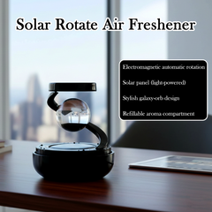 Solar aromatherapy car air freshener display