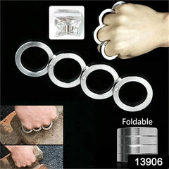 Rotating Folding 4-Finger Ring Outdoor Style