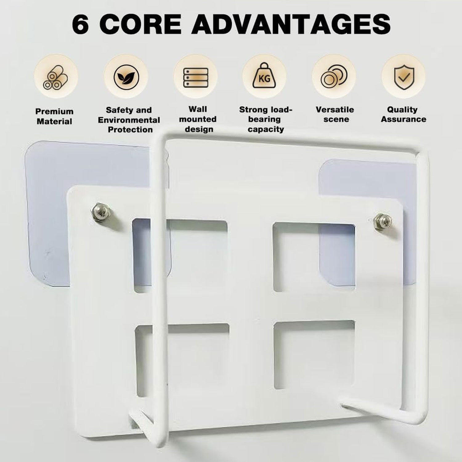 Wall mount wifi router bracket holder