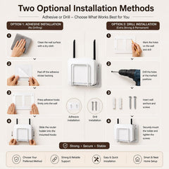 Router stand shelf set top box