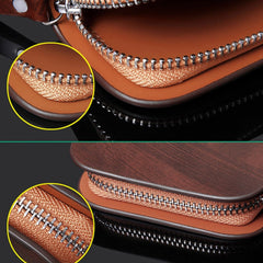 Smart key holder zip detail