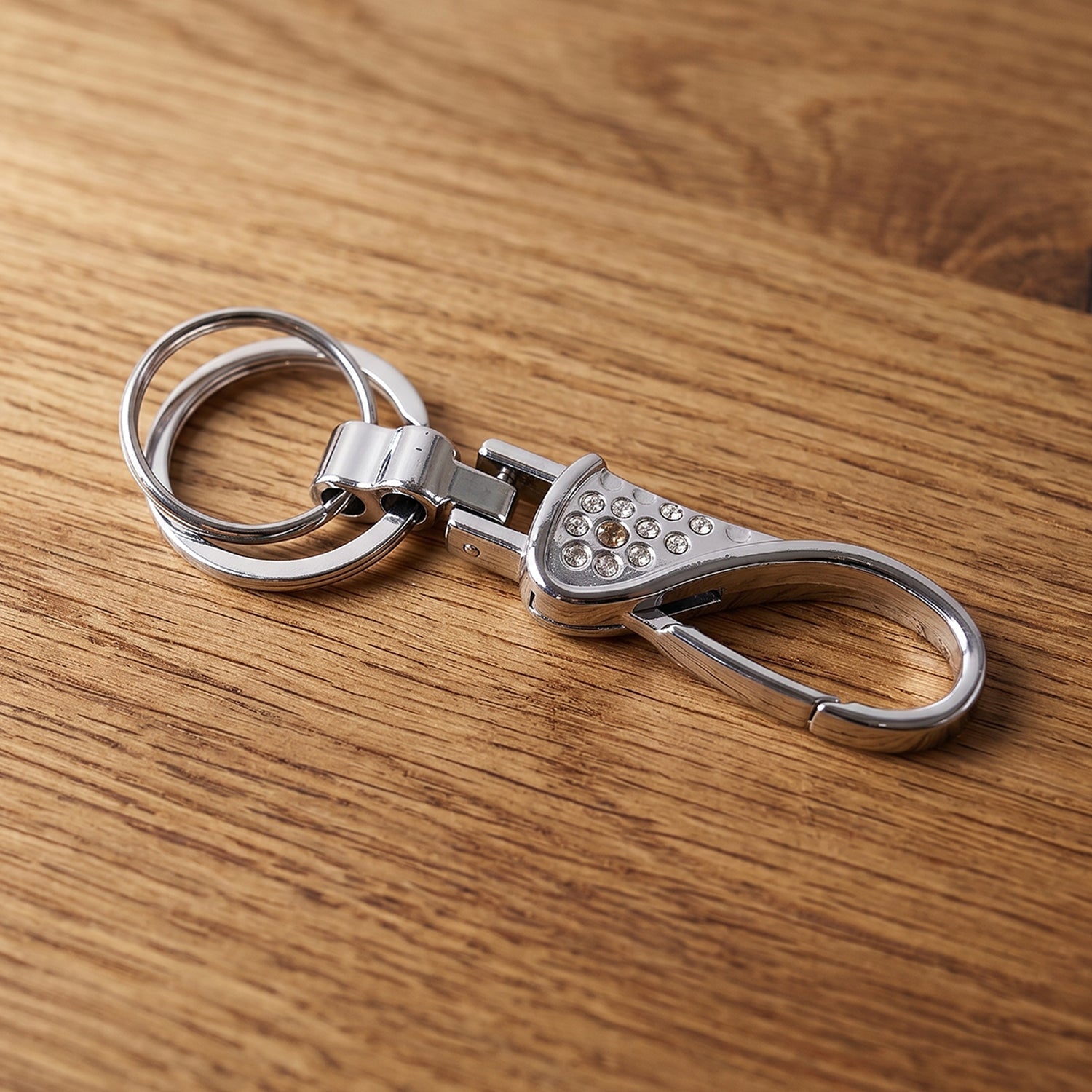 Metal heavy duty key holder keychain