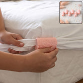 Plastic bed sheet holder gripper clips for mattress corners