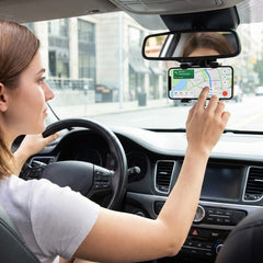 Car phone holder landscape navigation view