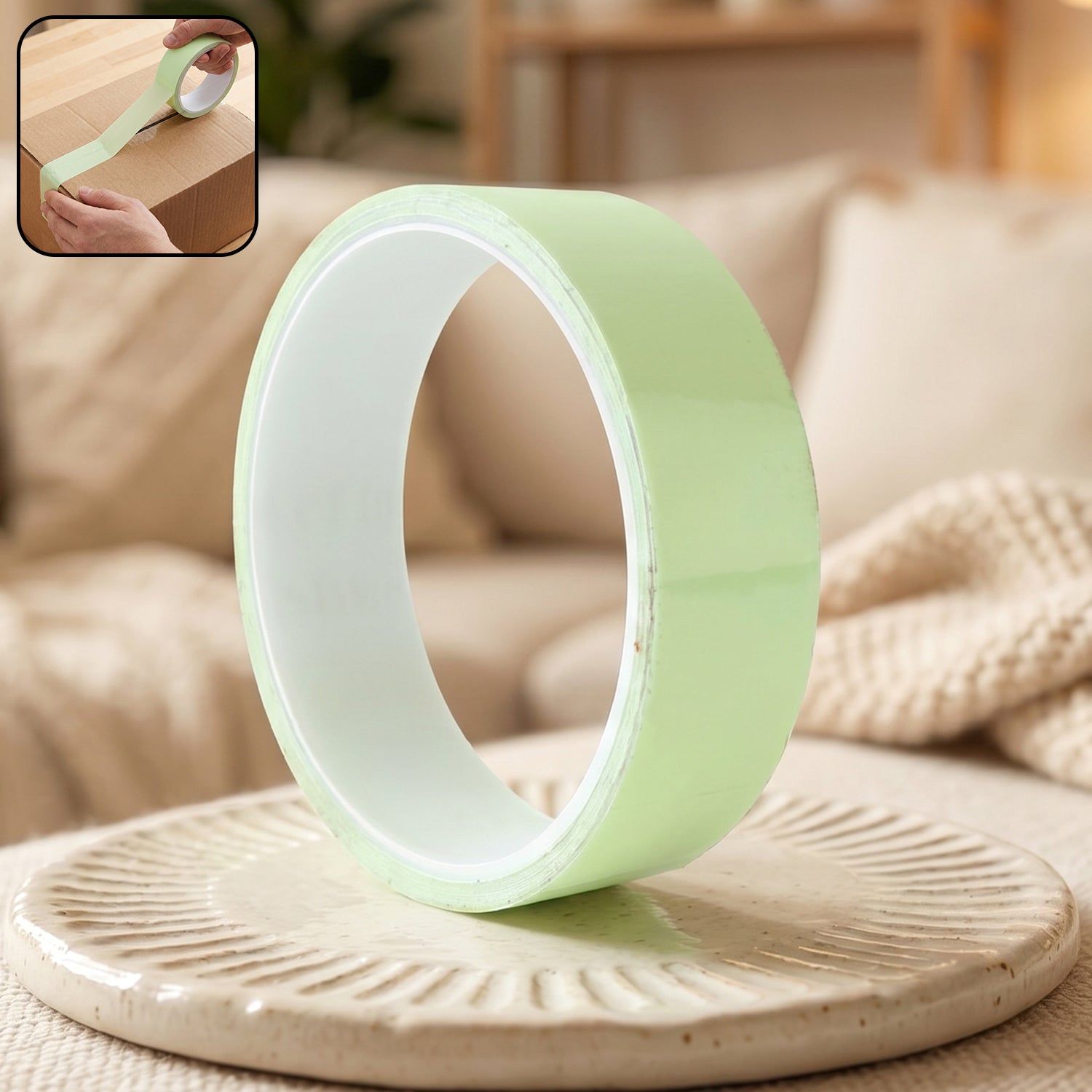 Strong Adhesive Glue Tape Roll product main image on white background