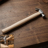Wooden handle claw hammer steel