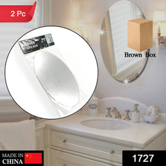 Protective film on bathroom mirror wall stickers