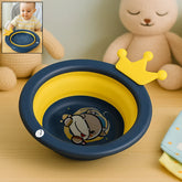 Foldable cartoon baby wash basin 33x31 cm