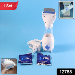 Electric anti-lice vacuum comb system showing device and filters