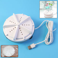 Portable USB mini washing machine in use