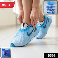 Close-up of Plastic Shoe Covers