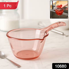Strainer cup feature of multipurpose kitchen bowl