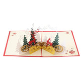 3D -Up Greeting Card (1 Pc): Birthday, Love, Christmas