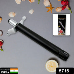 Gas lighter angled side view showing metal body