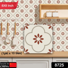 Peel & Stick Waterproof Kitchen & Bathroom Tile Stickers - 10 Pcs Set