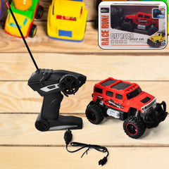 Mist Spray Race Car Toy side view showing climbing power