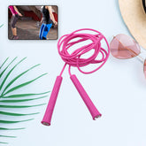 3m adjustable plastic jump rope with blue handles