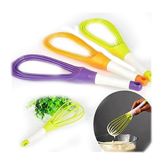 Plastic whisk mixer for various liquids