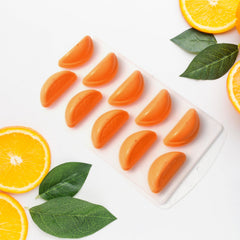 Creative silicone fruit-shaped ice cube tray