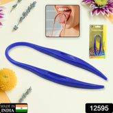 Plastic Tongue Cleaner for kids and adults on white background