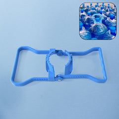 Ergonomic water bottle lifter handle in sky-blue color