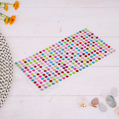 Assorted crystal stickers used for decorating phone and crafts