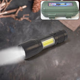 LED USB Rechargeable Mini Flashlight front view