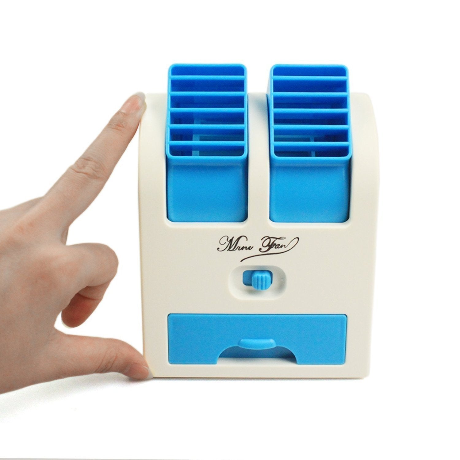 Mini USB Air Conditioner cooling fan with fragrance drawer