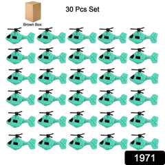 Small DIY Helicopter Toy, Small Kid's Toy, Rotating Tail Wing DIY Helicopter (30 Pc Set)