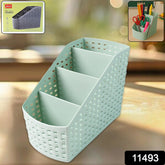 Apex 4-Section Organizer Basket filled with various household items