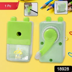 Manual pencil sharpener showing sharpify station feature