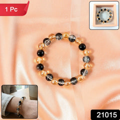 Crystal Stretch Bracelet styled on wrist