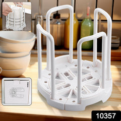 Detachable DrainStax bowl holder for compact storage