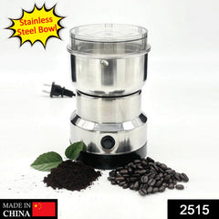 Mini Electric Grinder with Stainless Steel Blades