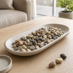 Pebbles aquarium vase planter