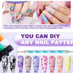 Close-up of Nail Art Point Pen for precise application